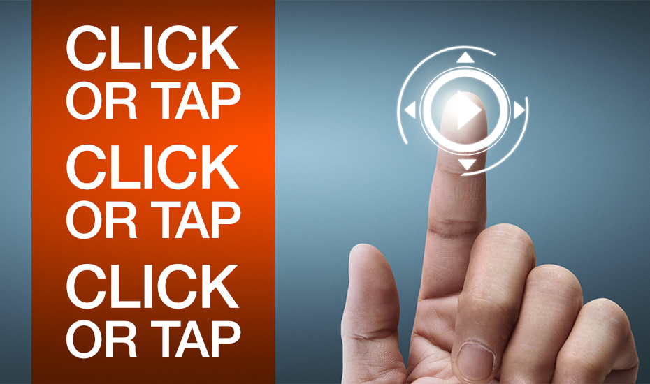Do We Need To Say Click or Tap Here Anymore?